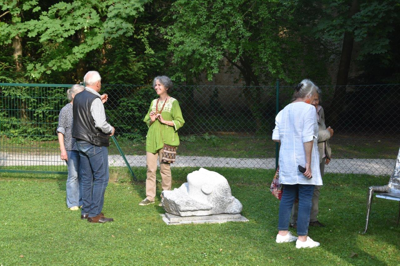 Skulpturenausstellung im Schloss Fischau mit Destan Gashi, 2024